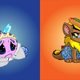 An image of two sad Neopets NFT tokens recently sold to launch the Neopets Metaverse.